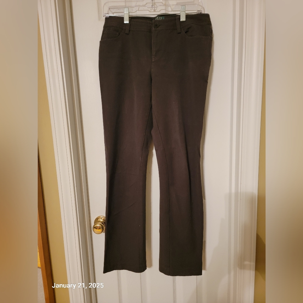 Ralph Lauren Women's Brown Pants, Size 6